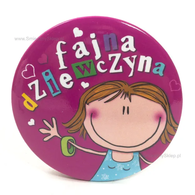 Przypinka - Fajna Dziewczyna