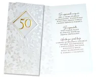 Karnet PM - Z okazji 50 rocznicy ślubu