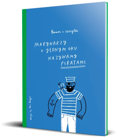 Brulion A5 kratka, 96 kartek - Marynarzy o jednym oku nazywamy piratami