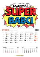 Kalendarz 2024 - Super Babcia
