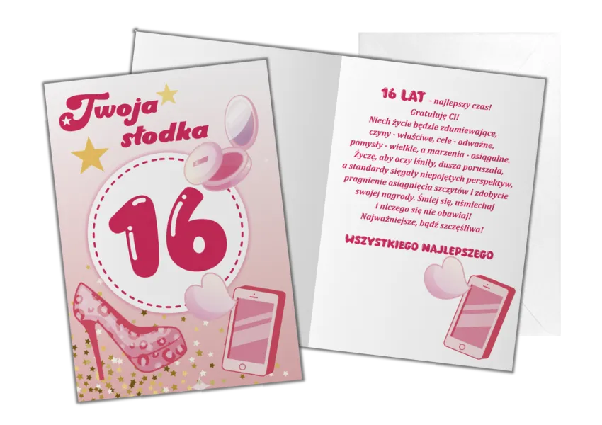 Karnet B6 - Twoja Słodka 16