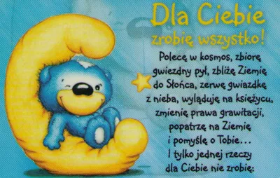Karta kredytowa - Dla Ciebie zrobię wszystko!