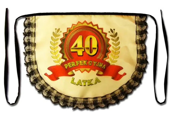 Fartuch koronkowy - Perfekcyjna 40-latka