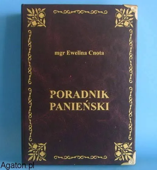 Książka na alkohol śr. - Poradnik panieński - mgr Ewelina Cnota