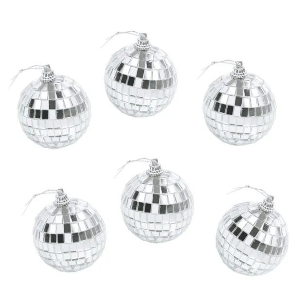 Zestaw kula lustrzanych (6 szt) - Disco (6 cm)