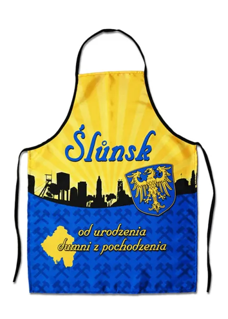 Fartuch premium - Ślunsk. Od urodzenia dumni z pochodzenia.