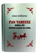Książka metalowa na alkohol śr - Pan Tadeusz (lekki wgniot)