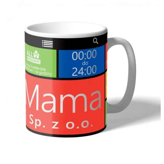 Kubek Kukartka - Mama Sp z o.o. - All inclusive usługi hotelarskie całodobowe i na godziny