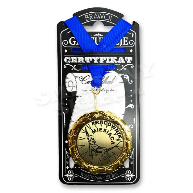 Medal w folii - Pracownik miesiąca