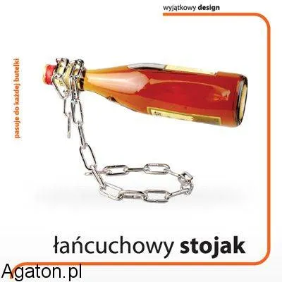 Stojak łańcuchowy na butelkę