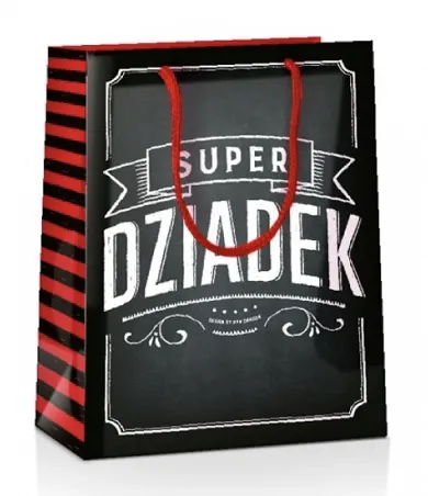 Torebka Pan Dragon L - Super Dziadek (czarna)
