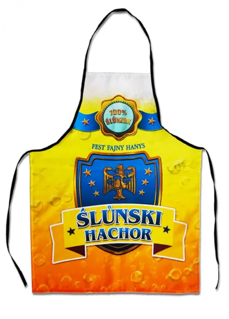 Fartuch premium - Slunski Chachor. Fest fajny Hanys. 100% Ślunzok.