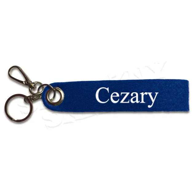 Brelok filcowy z imieniem - Cezary