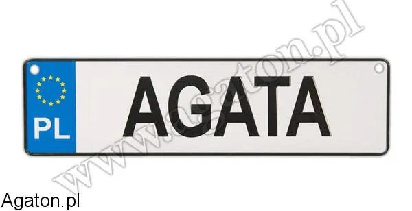 Tablica imienna - Agata