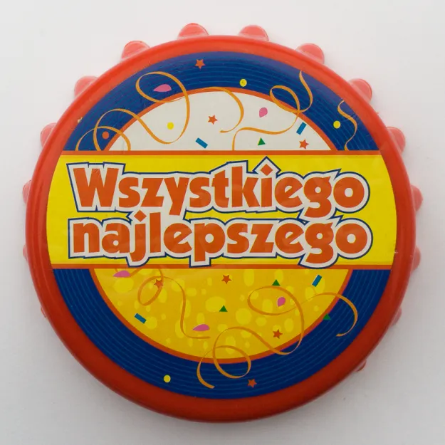 Otwieracz Kapsel z magnesem - Wszystkiego Najlepszego