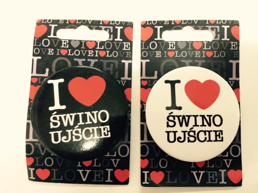 Przypinka - I love Świnoujście