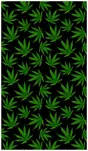 Komin, golf - Marihuana (czarne tło) - 2