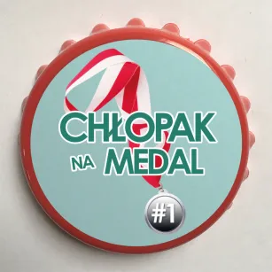 Otwieracz Kapsel niebieski - Chłopak na medal