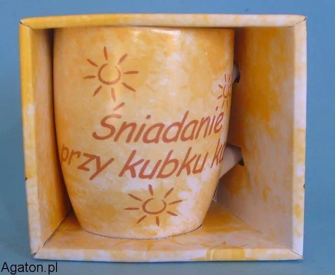 Kubek dla specjalnej osoby - Śniadanie przy kubku kawy