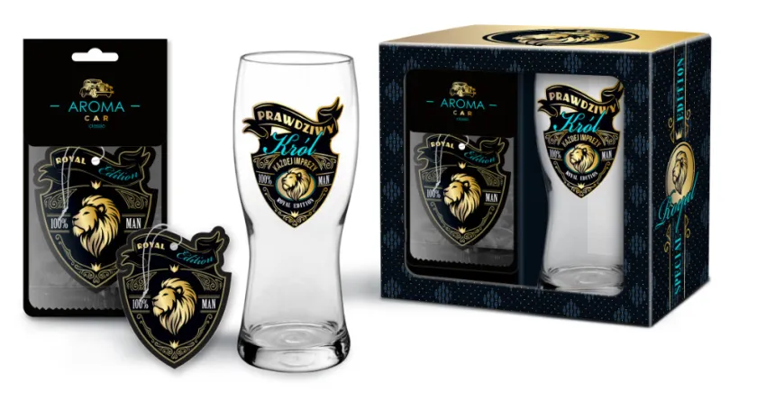 Szklanka Royal do piwa (0,5l) + zapach - Prawdziwy król każdej imprezy