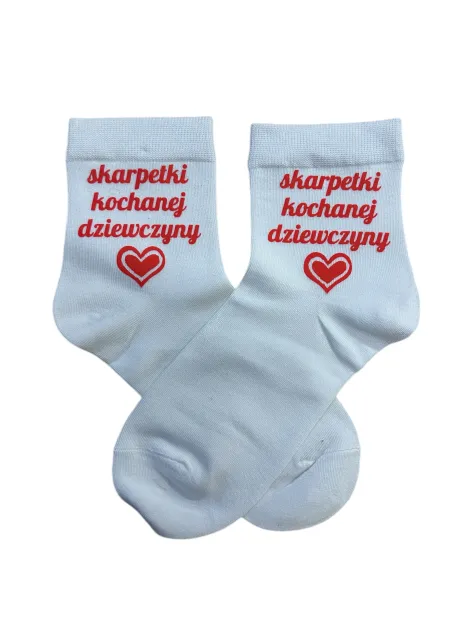 Skarpetki białe - Kochanej Dziewczyny