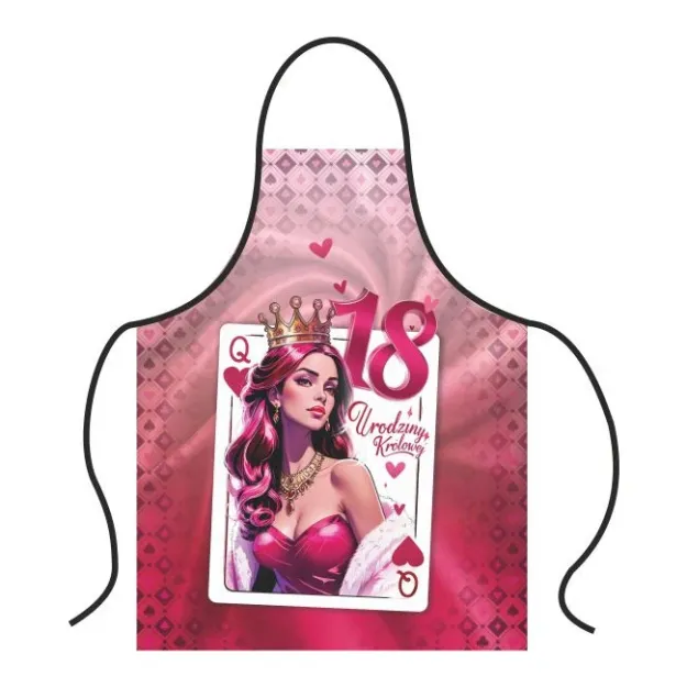 Fartuch premium - 18 Urodziny Królowej