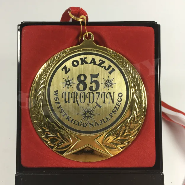 Medal w etui - Z okazji 85 urodzin - Wszystkiego najlepszego