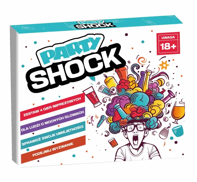 PARTY SHOCK zestaw 4 gier imprezowych