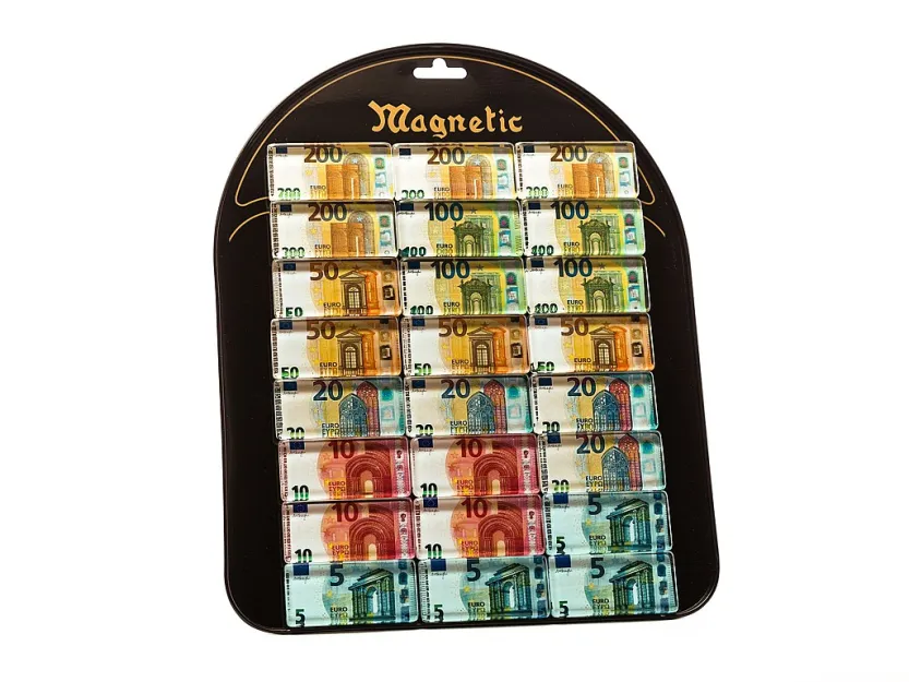 Magnes szklany - Banknot 20 euro