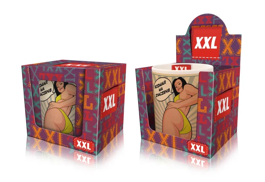Kubek XXL - rozmiar ma znaczenie (pupa)