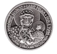 Moneta na szczęście Kukartka - Maryja Królowa Polski