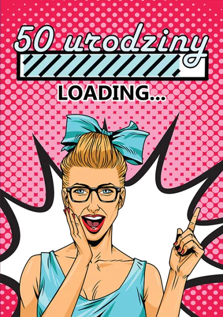 Karnet C5 - 50 urodziny - Loading...