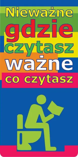 Zakładka magnetyczna do książki - Nieważne gdzie czytasz, ważne co czytasz