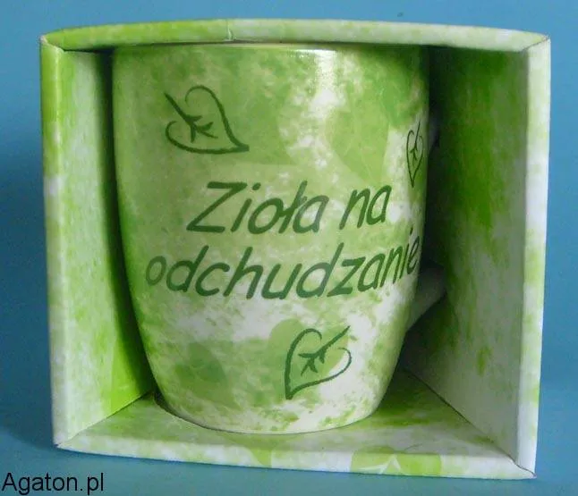 Kubek dla specjalnej osoby - Zioła na odchudzanie