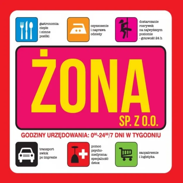Podkładka pod kubek - Żona sp. z o.o.