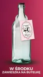 Karnet + zawieszka na butelkę - (różowa) 40 Urodziny masz tylko raz - 3