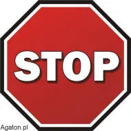 Tabliczka stop - STOP