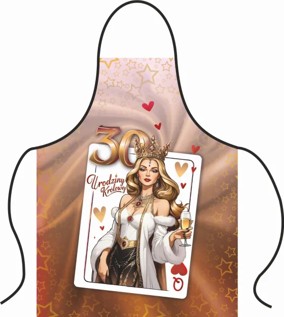 Fartuch premium - 30 Urodziny Królowej