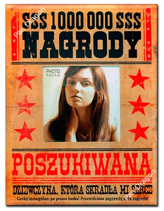 Ramka harmony - Poszukiwana dziewczyna, która skradła mi serce