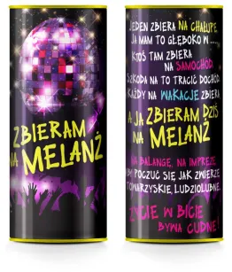 Skarbonka puszka - Zbieram na melanż