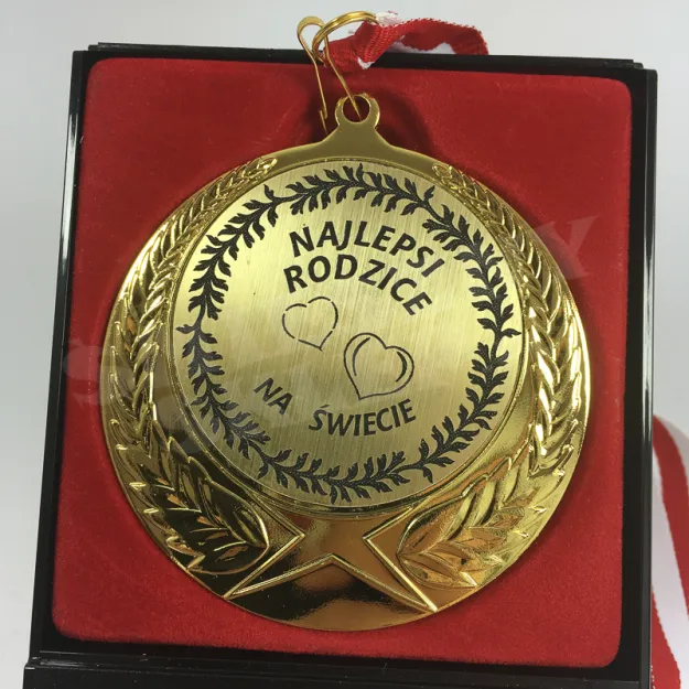 Medal w etui - Najlepsi rodzice na świecie