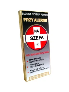 Czekolada - Słodka pomoc przy alergii "na szefa"