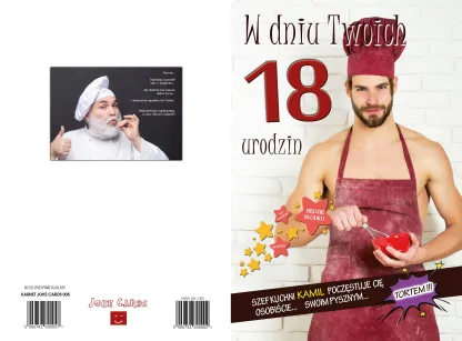 Karnet C5 - W dniu twoich 18 urodzin.