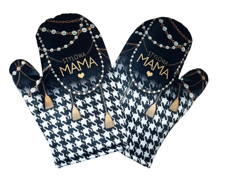 Rękawica kuchenna - Stylowa Mama (pepitka)