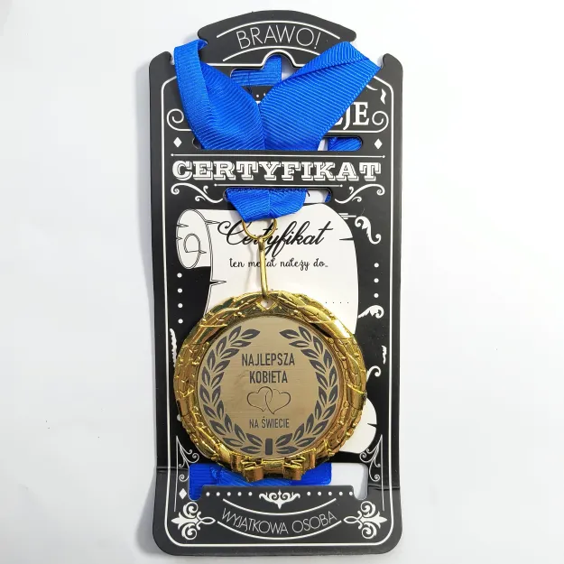 Medal w folii - Najlepsza Kobieta na świecie