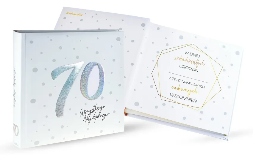 Album na zdjęcia HAS - 70 urodziny. Wszystkiego najlepszego.