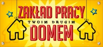 Tabliczka 3D na drzwi - Zakład pracy twoim drugim domem