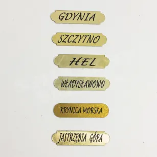 Tabliczka miasto - Hel