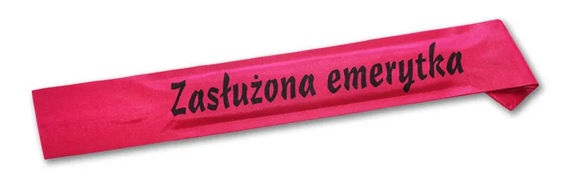 Szarfa - Zasłużona Emerytka