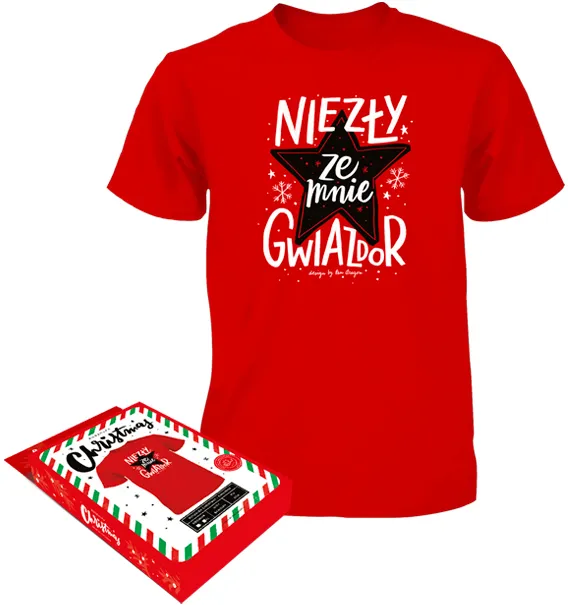 Koszulka czerwona - Niezły ze mnie Gwiazdor